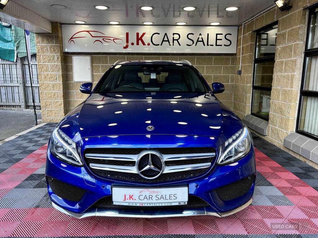 Mercedes-Benz C Class C220d Amg Line 9G-tronic Blue #6