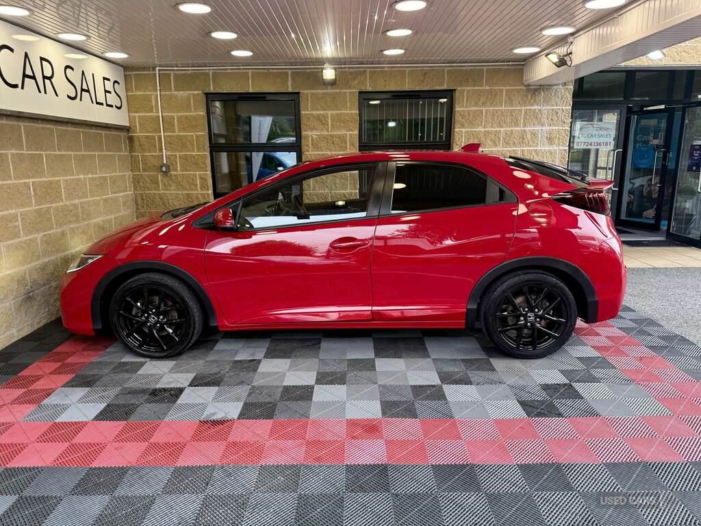 Honda Civic 1.6 I-dtec Sport MK16YLW Red #6