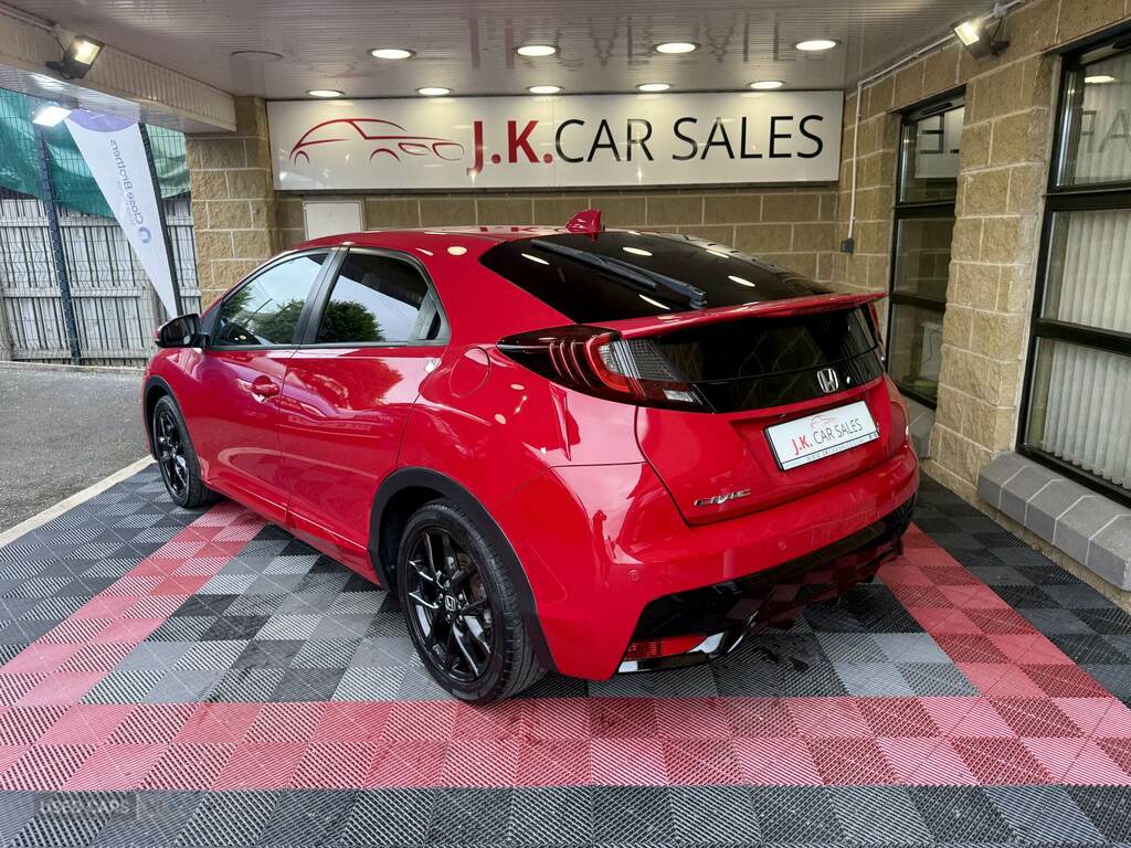 Honda Civic 1.6 I-dtec Sport MK16YLW Red #5