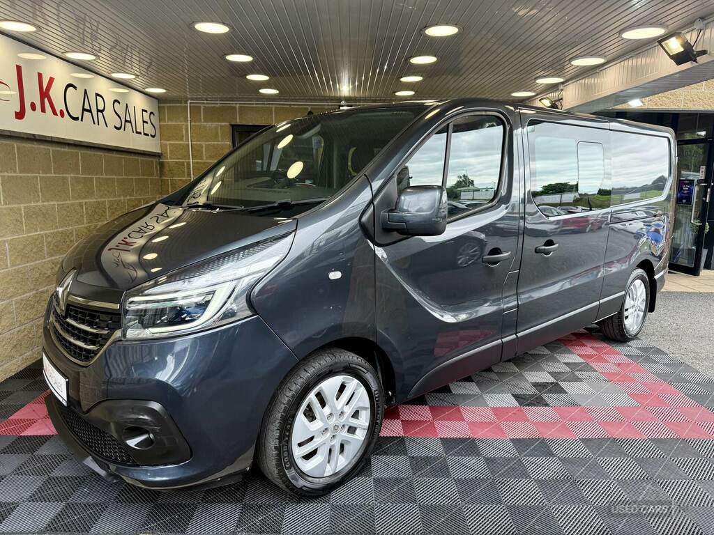 Renault Trafic Ll30 Energy Dci 145 Sport Nav Crew Van Grey #4