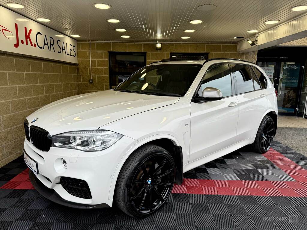 BMW X5 Xdrive M50d 7 Seat White #4