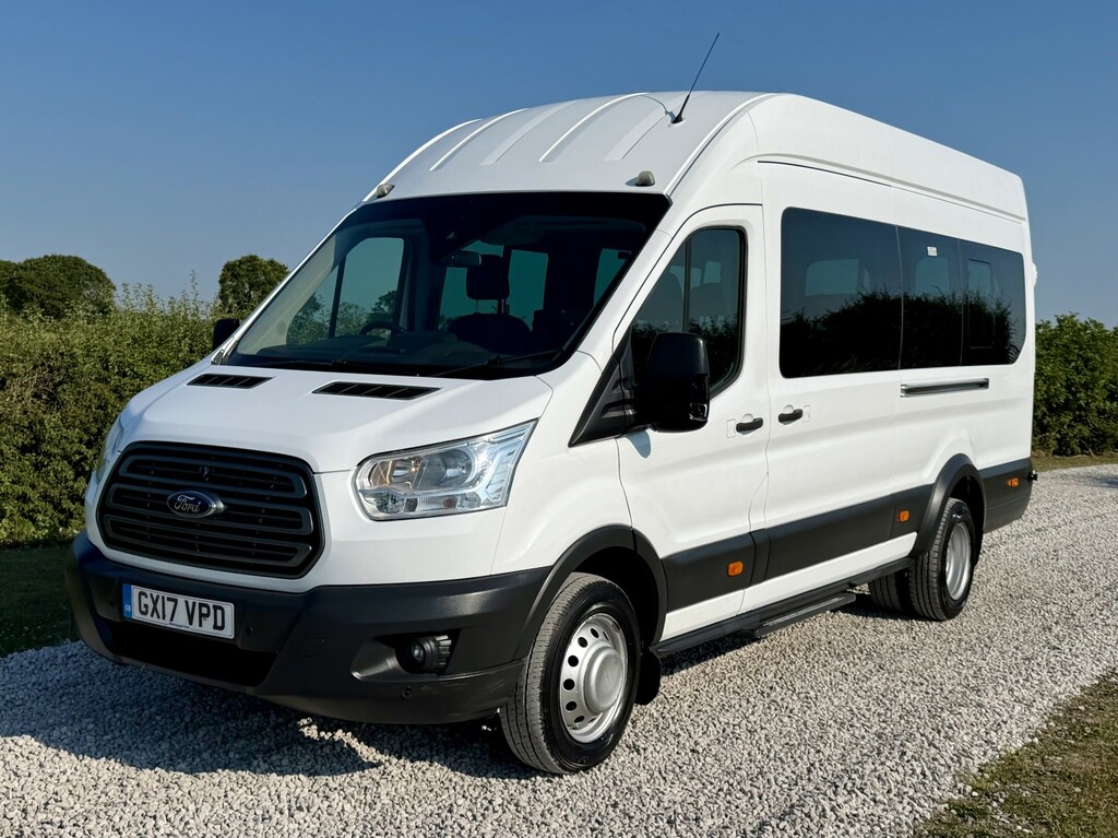 Ford Transit Custom 2.2 Tdci 460 Hdt Trend 17 Seater Minibus 2017 White