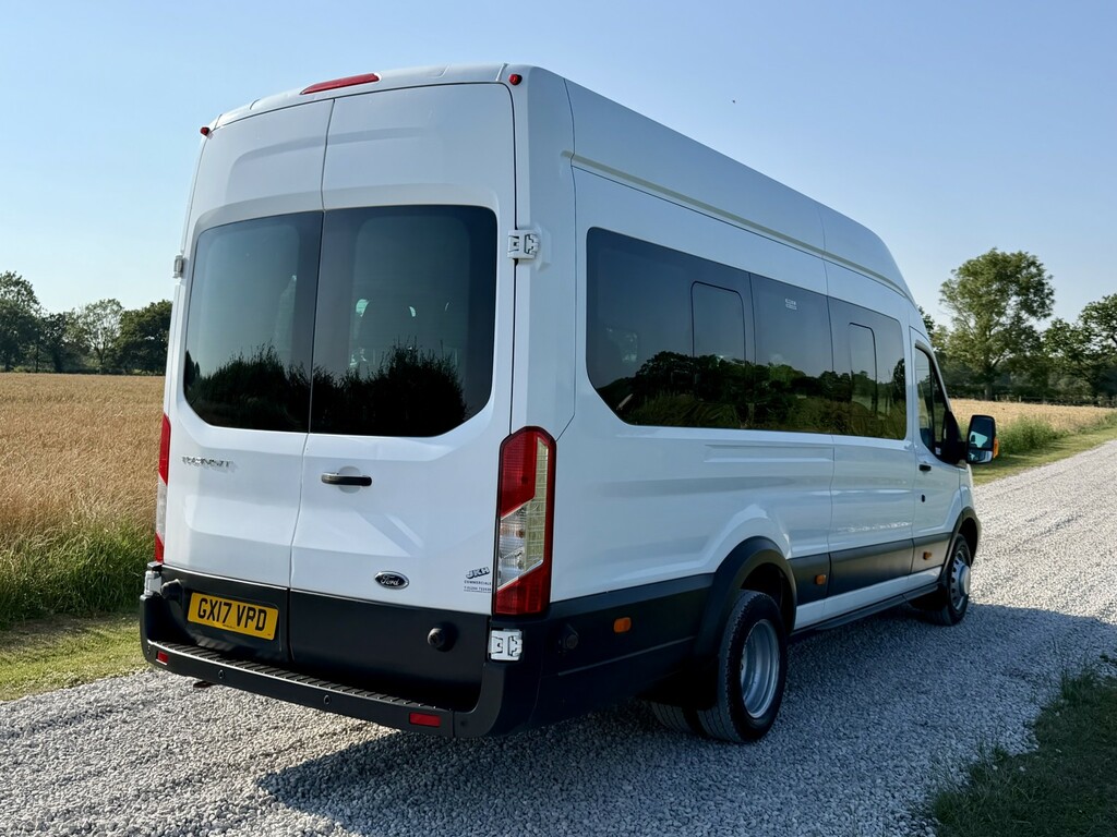 Ford Transit Custom 2.2 Tdci 460 Hdt Trend 17 Seater Minibus 2017 White #4