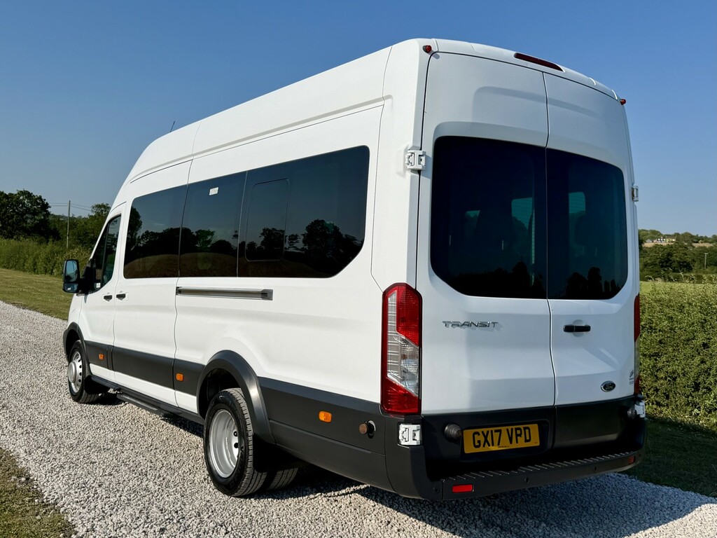Ford Transit Custom 2.2 Tdci 460 Hdt Trend 17 Seater Minibus 2017 White #3