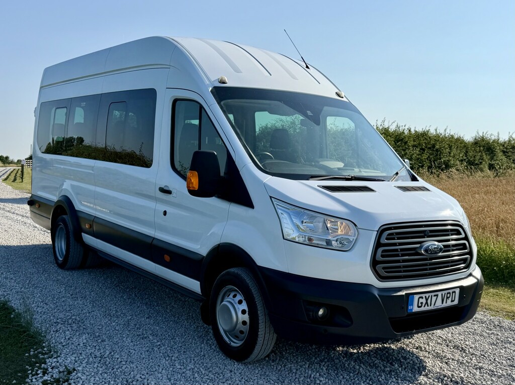Ford Transit Custom 2.2 Tdci 460 Hdt Trend 17 Seater Minibus 2017 White #2