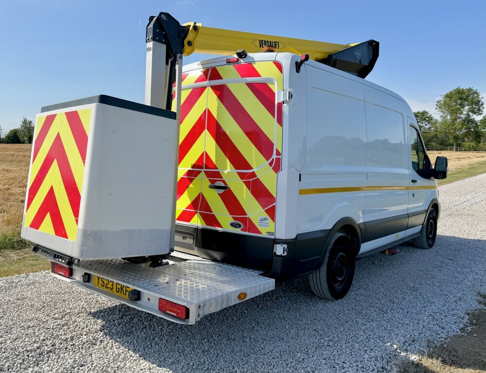Ford Transit Custom 2.0 Transit Leader Van 350 L2 Vtl 135 Versa Lift C YS23GKF White #3