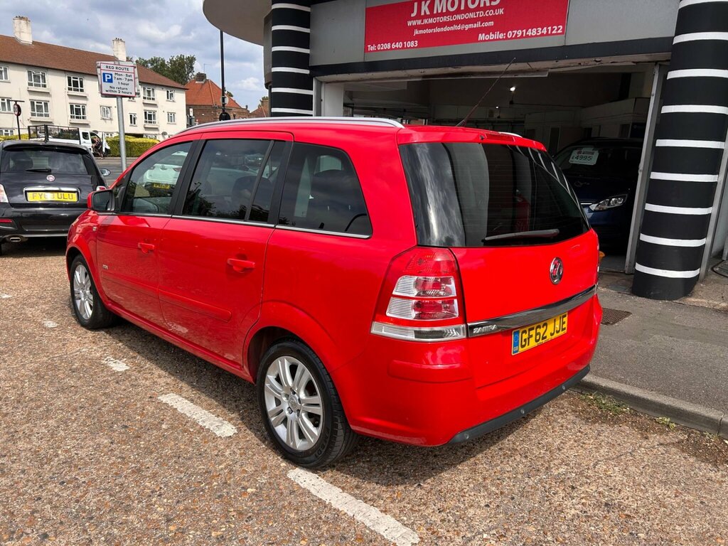 Vauxhall Zafira 1.6 16V Design Euro 5 Snav Red #4