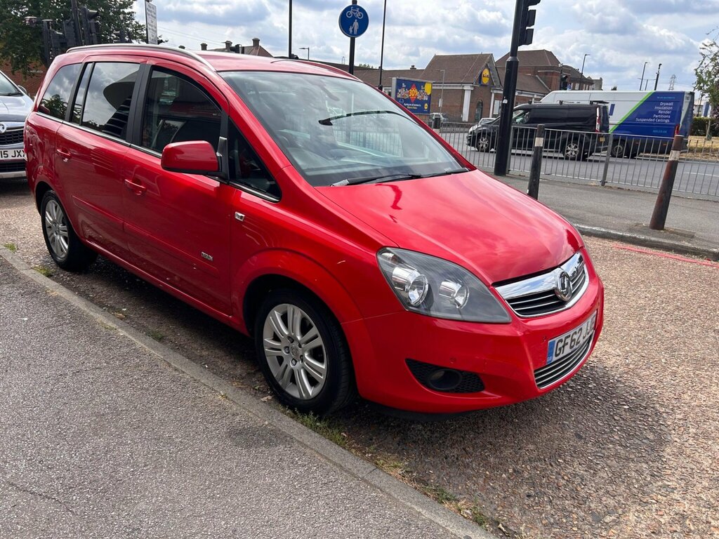 Vauxhall Zafira 1.6 16V Design Euro 5 Snav Red
