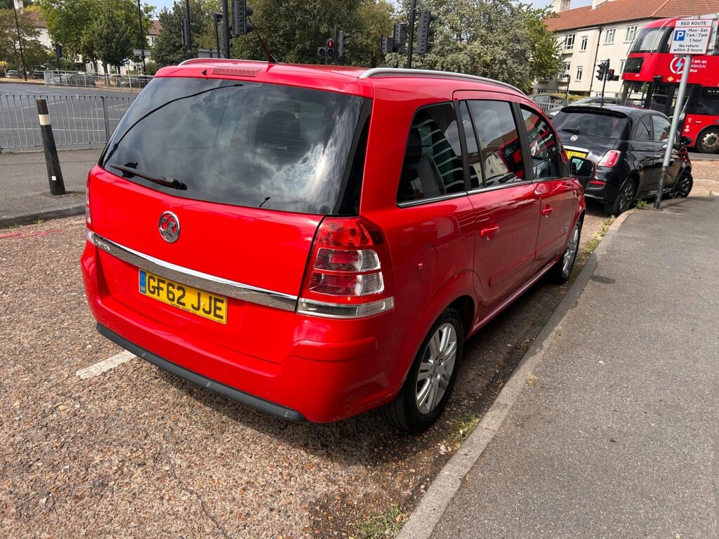 Vauxhall Zafira 1.6 16V Design Euro 5 Snav Red #6
