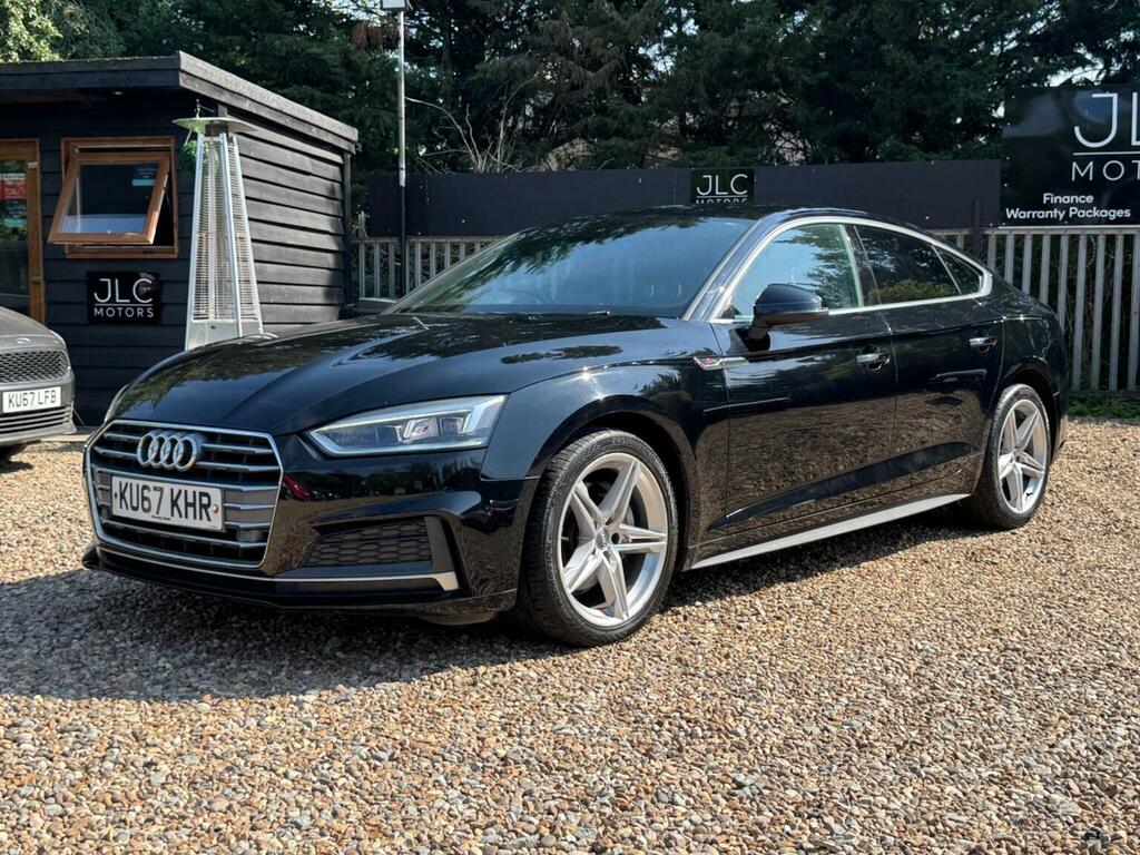 Audi A5 Hatchback 2.0 Tdi Ultra S Line Sportback Euro 6 S KU67KHR Black #5