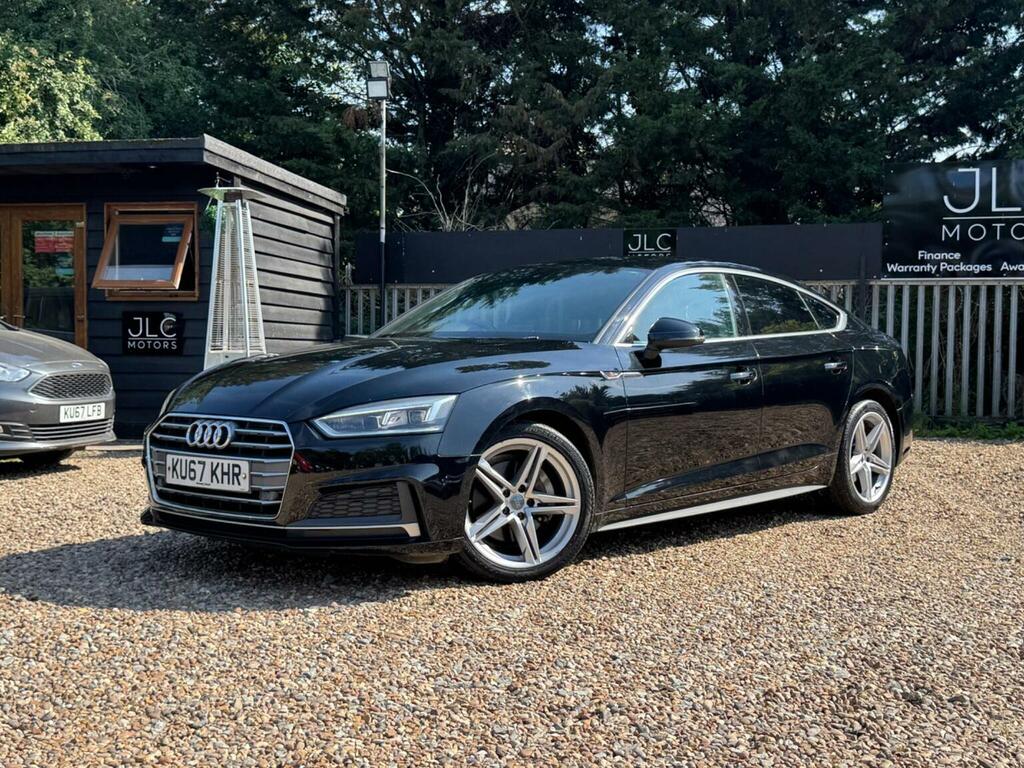 Audi A5 Hatchback 2.0 Tdi Ultra S Line Sportback Euro 6 S KU67KHR Black #3