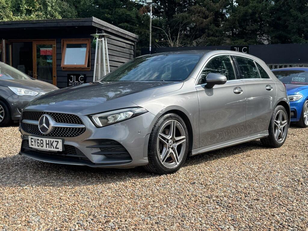 Mercedes-Benz A Class Hatchback 1.5 A180d Amg Line Premium 7G-dct Euro EY68HKZ Grey #4