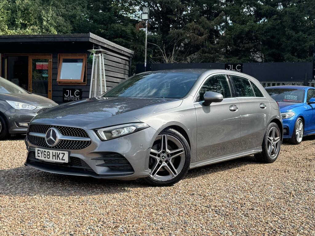 Mercedes-Benz A Class Hatchback 1.5 A180d Amg Line Premium 7G-dct Euro EY68HKZ Grey #2
