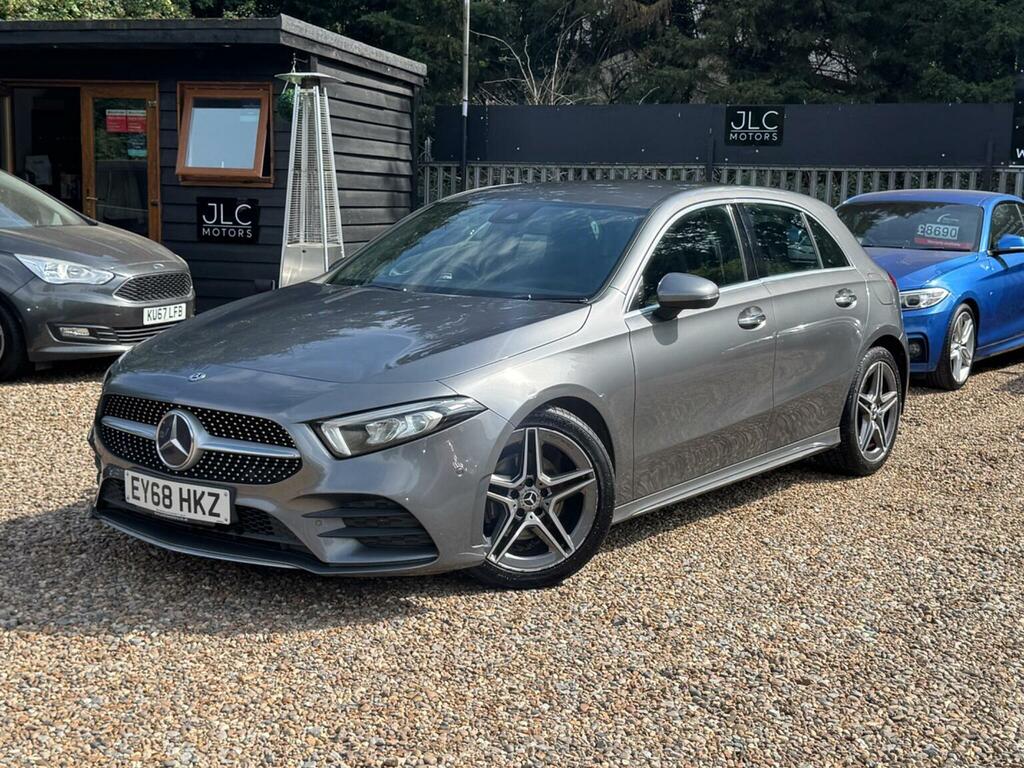 Mercedes-Benz A Class Hatchback 1.5 A180d Amg Line Premium 7G-dct Euro EY68HKZ Grey #3