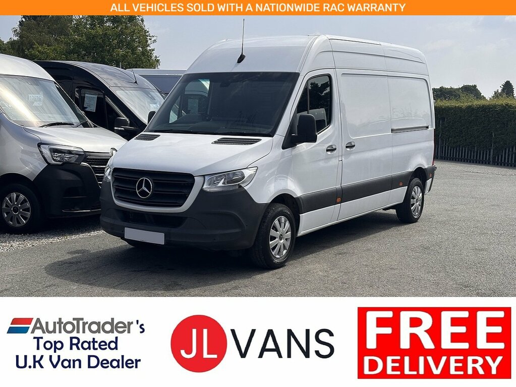 Mercedes-Benz Sprinter 315 Cdi Premium L2h2 Euro 6 150Ps Ac 2023 U2617 White