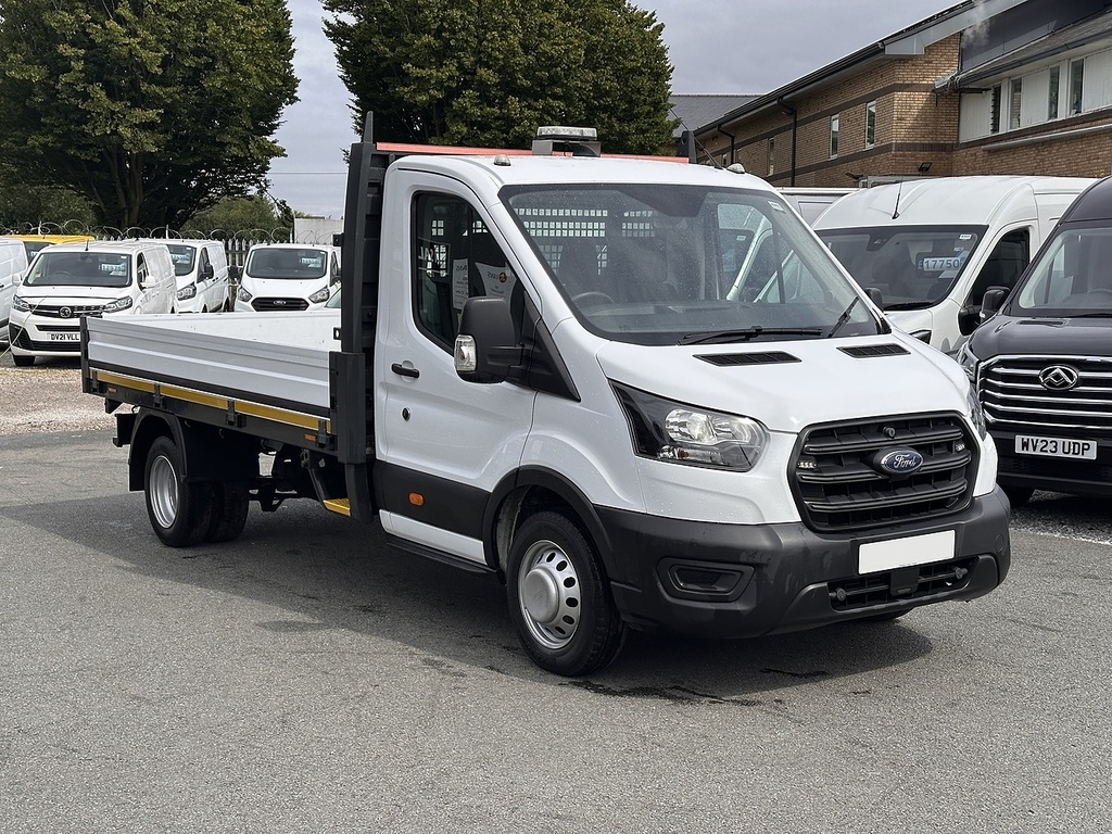 Ford Transit Custom 350 Ecoblue Leader L3dropside Rwd Euro 6 130Ps 20 HT22EHC White #4