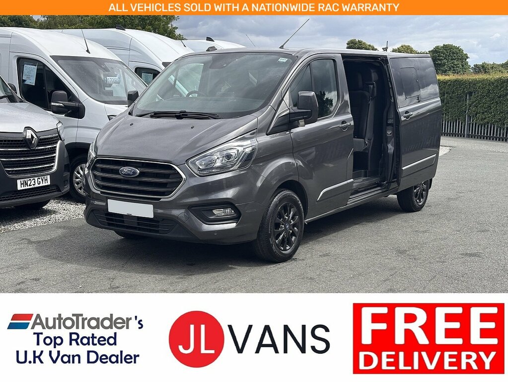 Ford Transit Custom 300 Ecoblue Limited L2 Crewcab Euro 6 130Ps 2021 HN21KLD