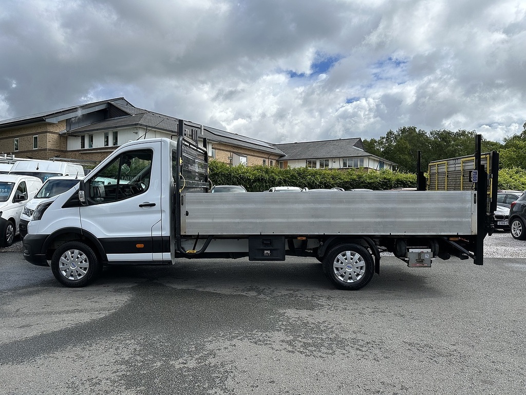 Ford Transit Custom 350 Ecoblue Mhev Leader L4dropside Euro 6 130Ps 2 White #4