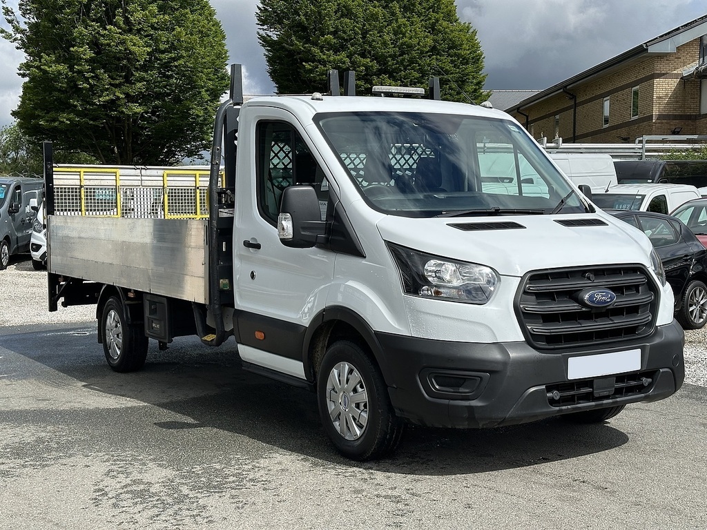 Ford Transit Custom 350 Ecoblue Mhev Leader L4dropside Euro 6 130Ps 2 White #2