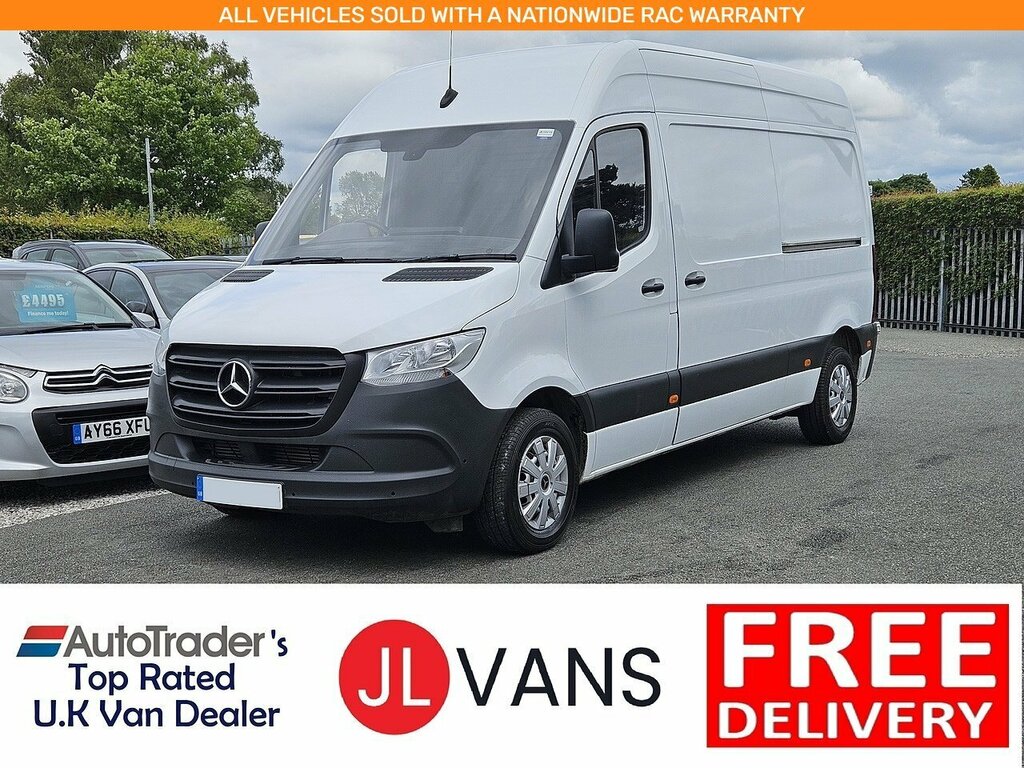 Mercedes-Benz Sprinter 315 Cdi Progressive L2h2 Rwd Euro 6 150Ps 2023 U2 White