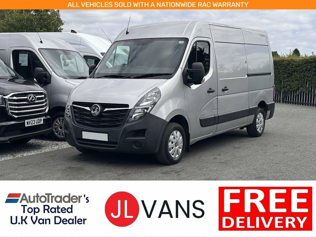 Vauxhall Movano Cdti 3500 Biturbo Edition L2h2 Euro 6 135Ps Ac 202 Silver