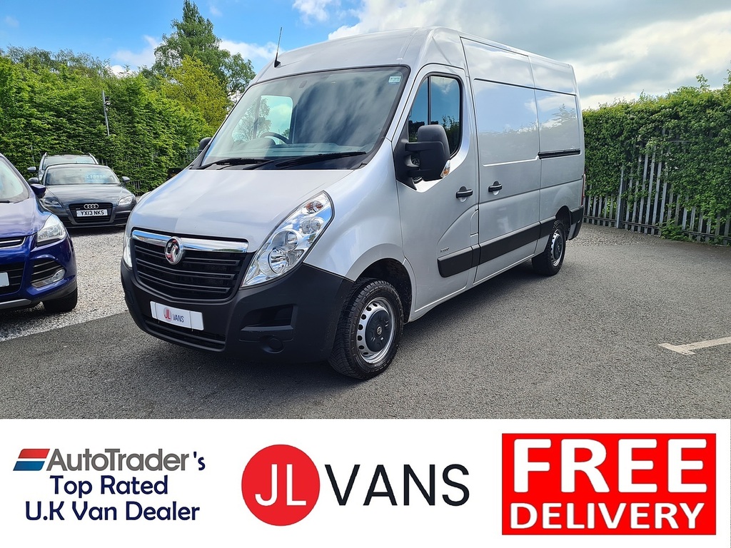 Vauxhall Movano Cdti 3500 Biturbo Edition L2h Euro 6 135Ps Ac 202 Silver
