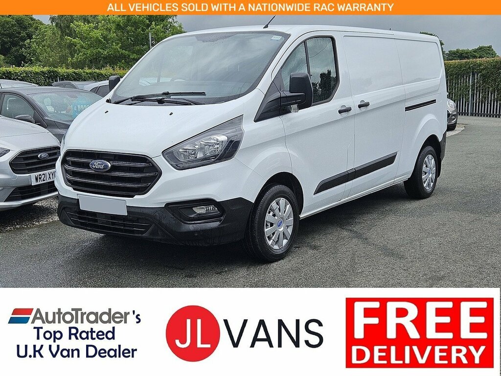Ford Transit Custom 300 Ecoblue Leader L2h1 Euro 6 130Ps 2022 U2848 White
