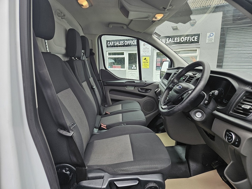 Ford Transit Custom 300 Ecoblue Leader L2h1 Euro 6 130Ps 2022 U2848 White #2