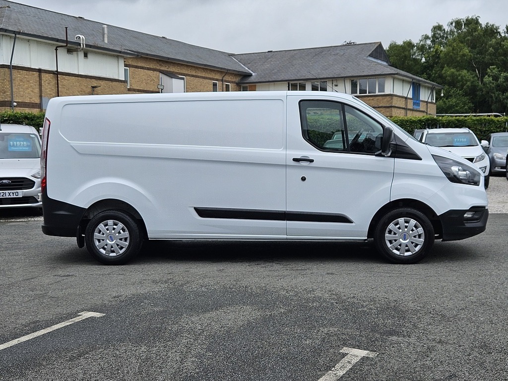 Ford Transit Custom 300 Ecoblue Leader L2h1 Euro 6 130Ps 2022 U2848 White #4