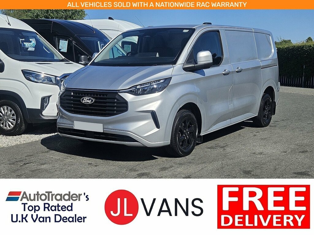 Ford Transit Custom 300 Ecoblue Limited L1h1 Euro 6 136Ps 2024 U2878 Silver
