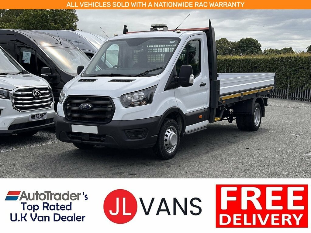 Ford Transit Custom 350 Ecoblue Leader Rwd L3dropside Euro 6 130Ps 20 White