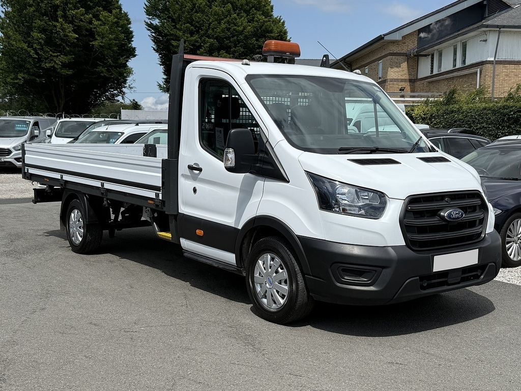 Ford Transit Custom 350 Ecoblue Leader Rwd L4dropside Euro 6 130Ps 20 White #2