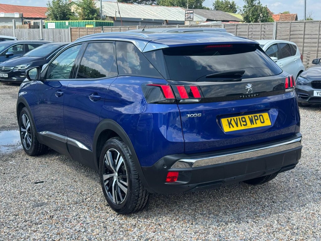 Peugeot 3008 1.2 Puretech Allure Eat Euro 6 Ss KV19WPO Blue #4