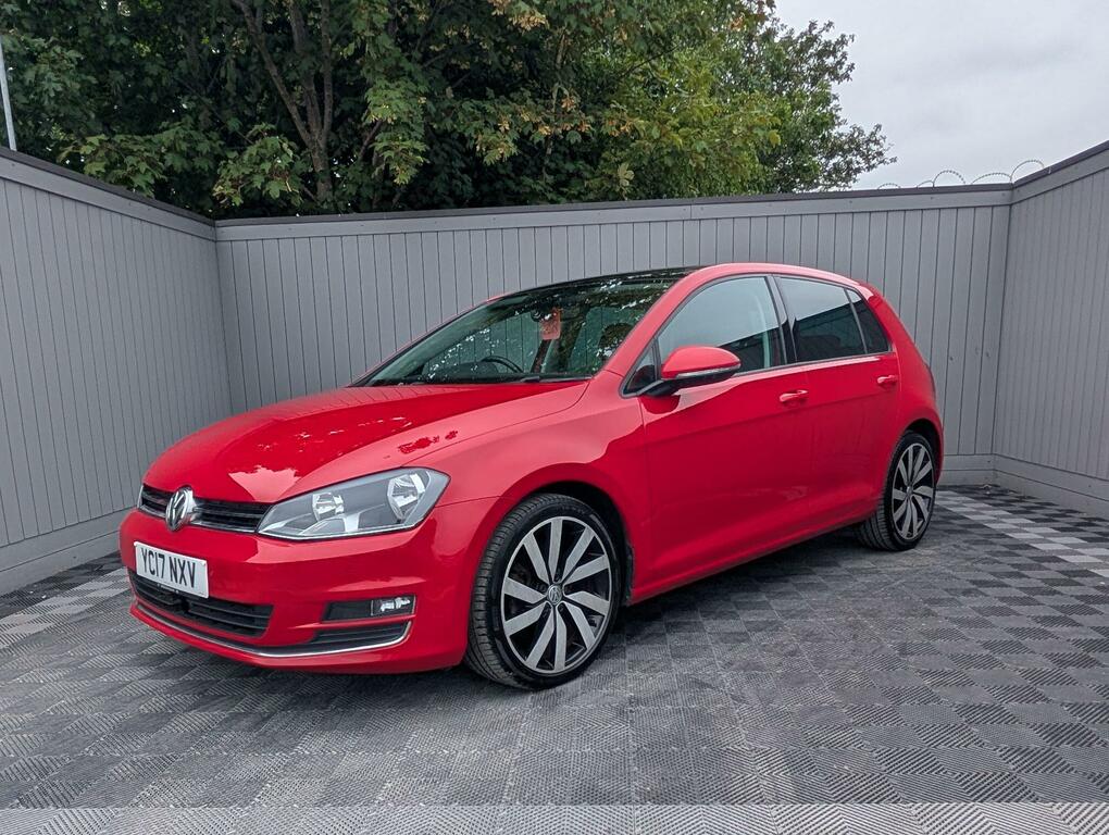 Volkswagen Golf 1.6 Tdi Bluemotion Tech Gt Edition Euro 6 Ss YC17NXV Red #3