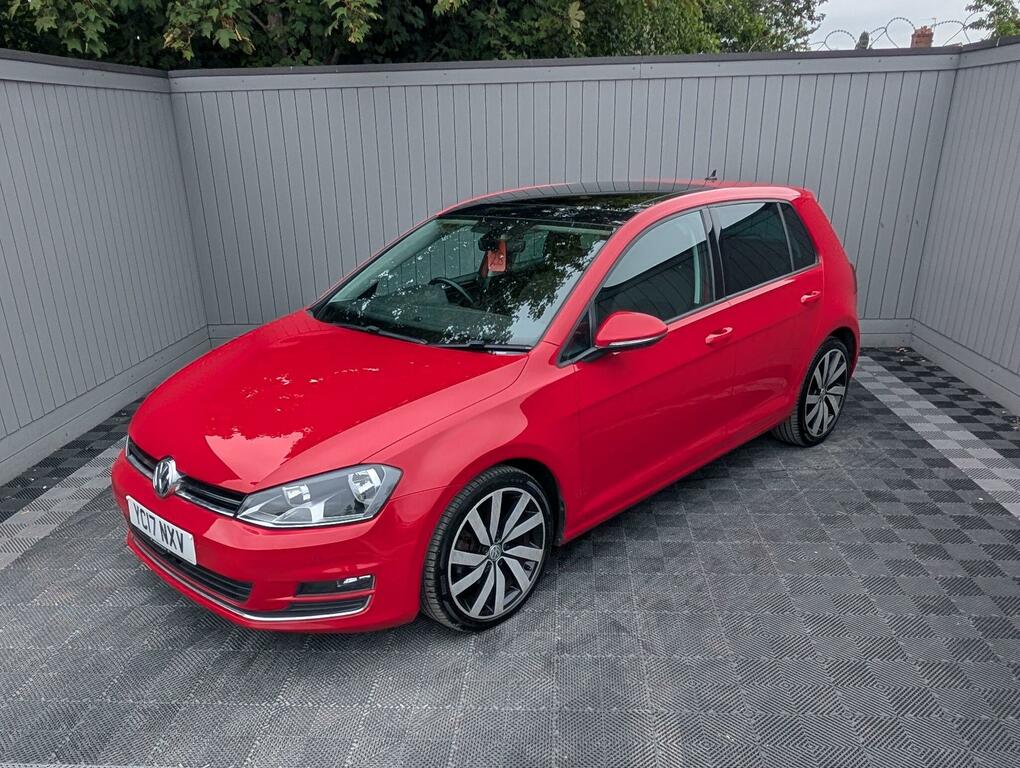 Volkswagen Golf 1.6 Tdi Bluemotion Tech Gt Edition Euro 6 Ss YC17NXV Red #4