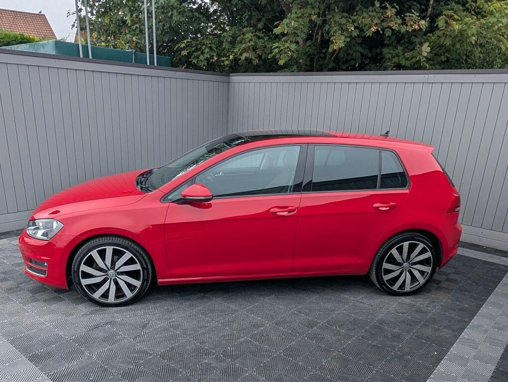 Volkswagen Golf 1.6 Tdi Bluemotion Tech Gt Edition Euro 6 Ss YC17NXV Red #6