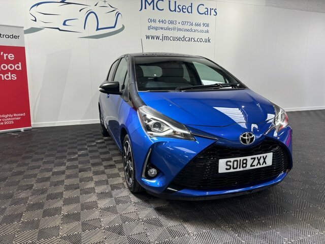 Toyota Yaris 1.5 Vvt-i Grey Bi-tone Hatchback SO18ZXX Blue #6