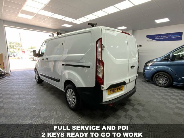 Ford Transit Custom 2.0 320 Ecoblue Leader YH21PXC White #3