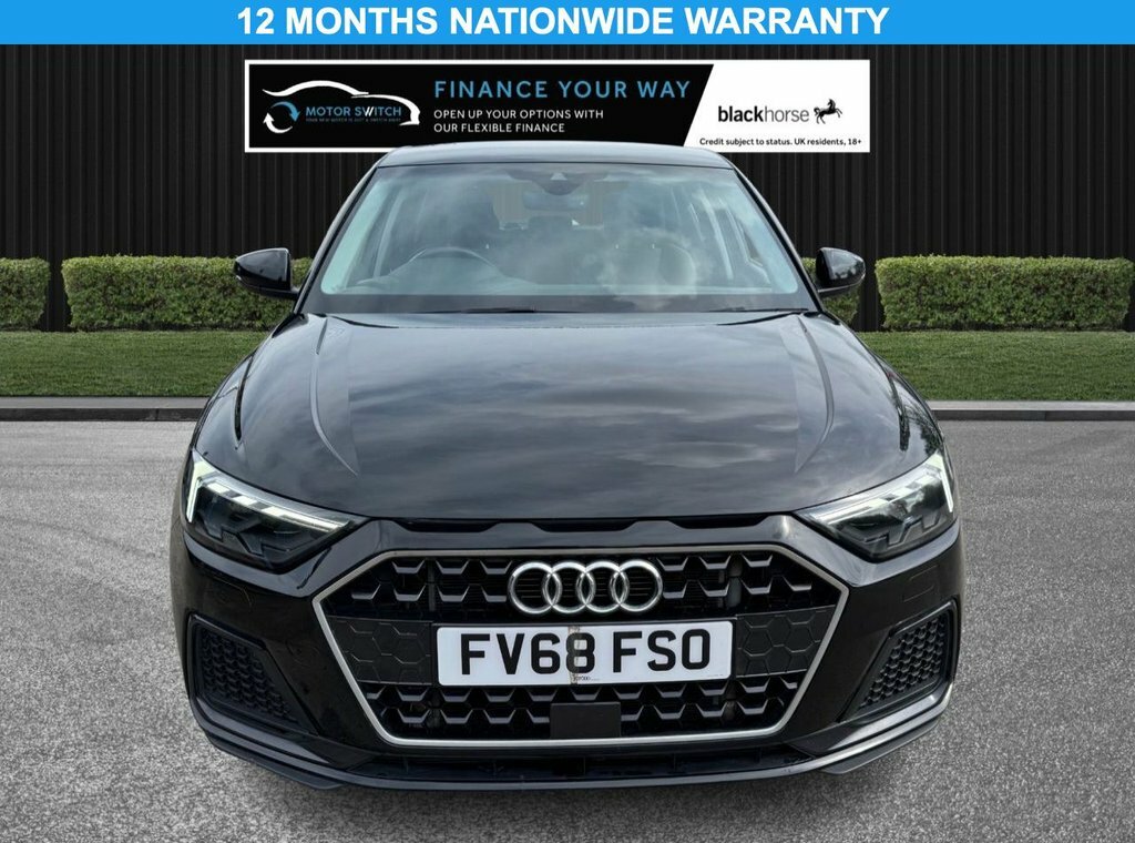 Audi A1 1L Sport FV68FSO Black #2