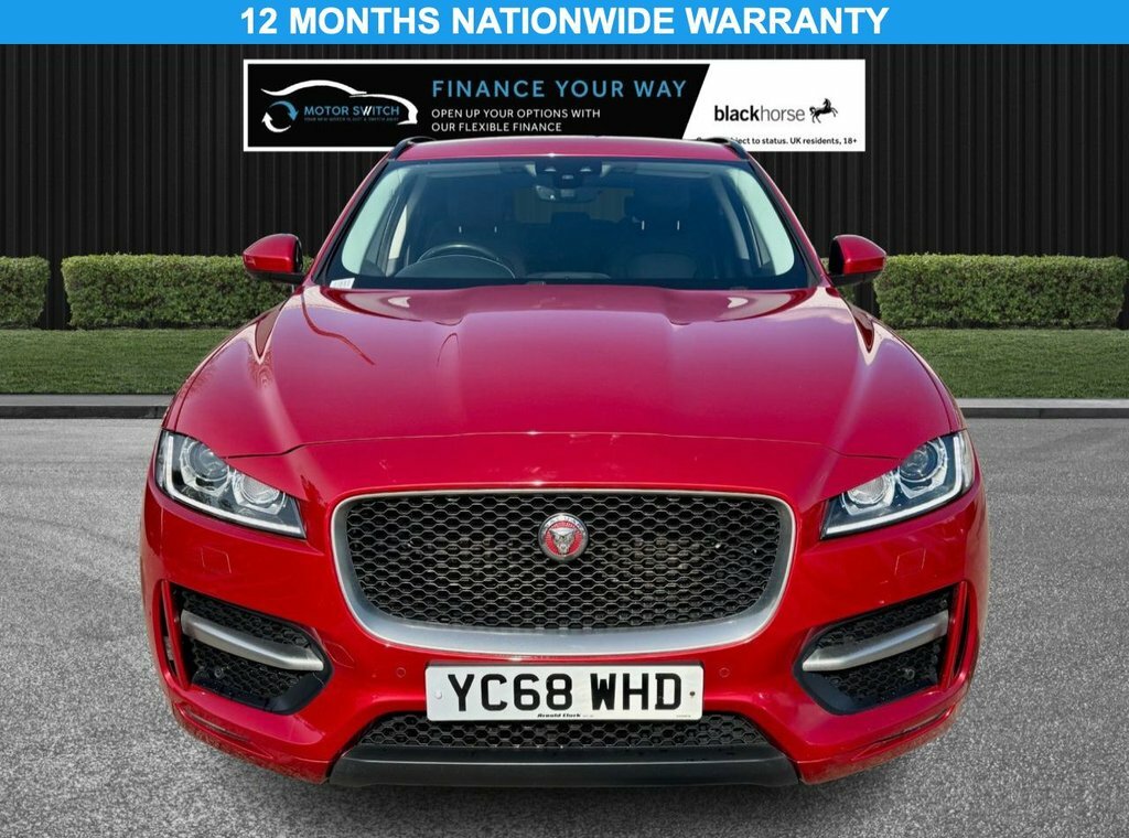 Jaguar F-Pace 2L R-sport YC68WHD Red #2