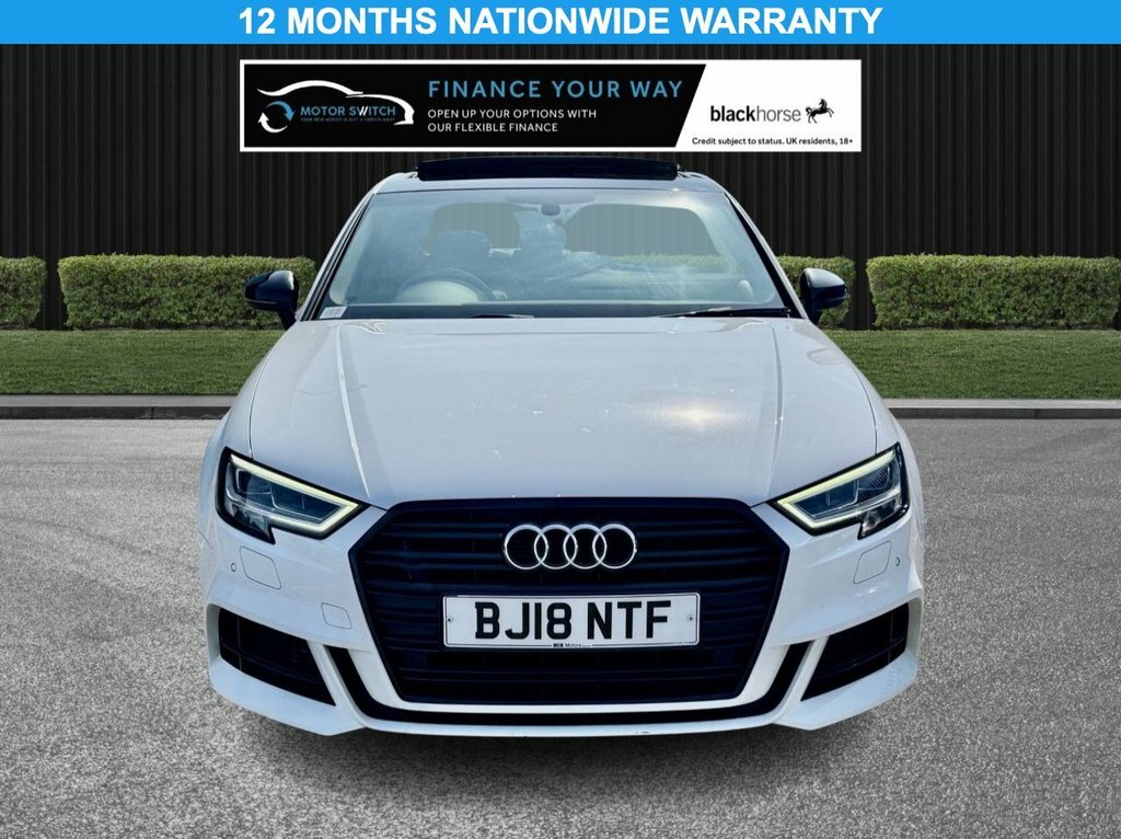 Audi A3 2L Black Edition BJ18NTF White #2