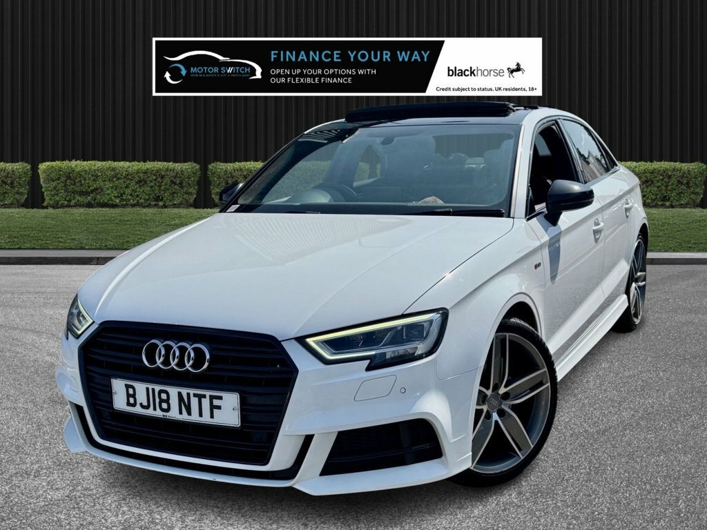Audi A3 2L Black Edition BJ18NTF White #3
