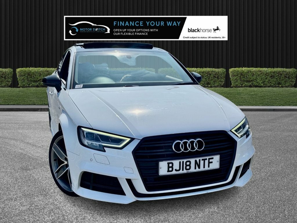 Audi A3 2L Black Edition BJ18NTF White #5