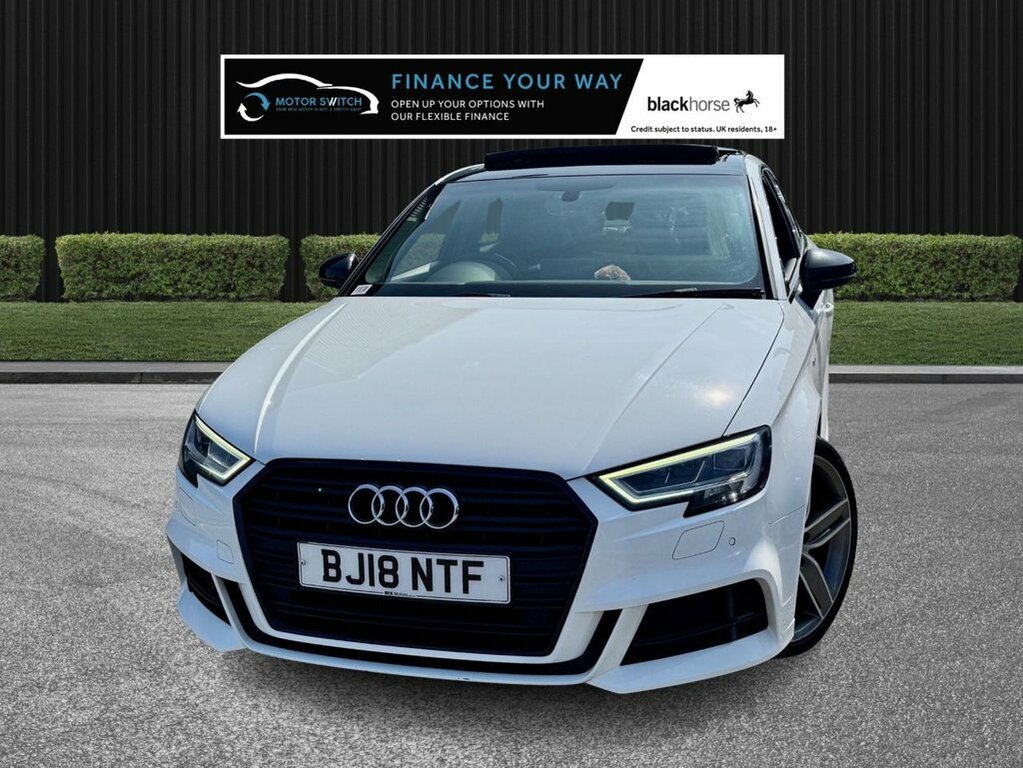 Audi A3 2L Black Edition BJ18NTF White #6