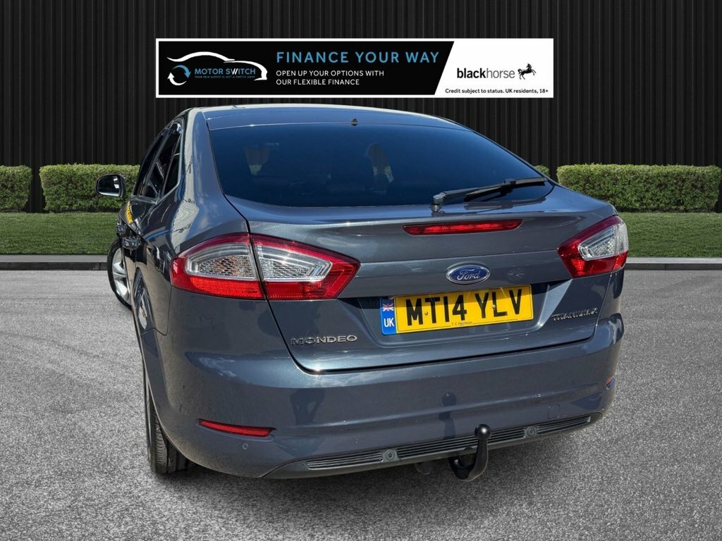 Ford Mondeo 2.0 Tdci Titanium Euro 6 Ss 2014 Blue #11
