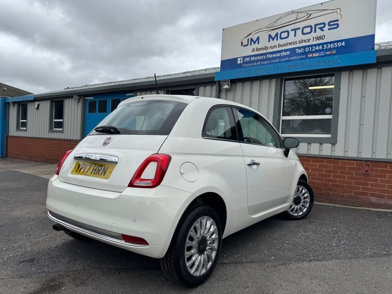Fiat 500 Lounge White #3