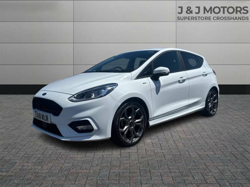 Ford Fiesta 1.0 Ecoboost 140 St-line - 2018 18 EA18WLN White #3