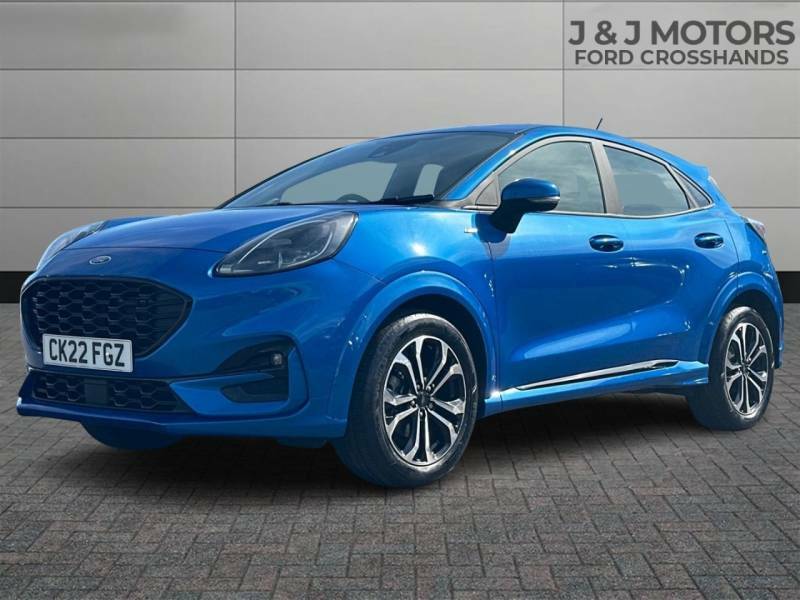 Ford Puma 1.0 Ecoboost Hybrid Mhev St-line Dct - 2022 2 CK22FGZ Blue #3