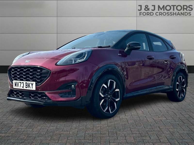 Ford Puma 1.0 Ecoboost Hybrid Mhev Vivid Ruby Edition Red #3