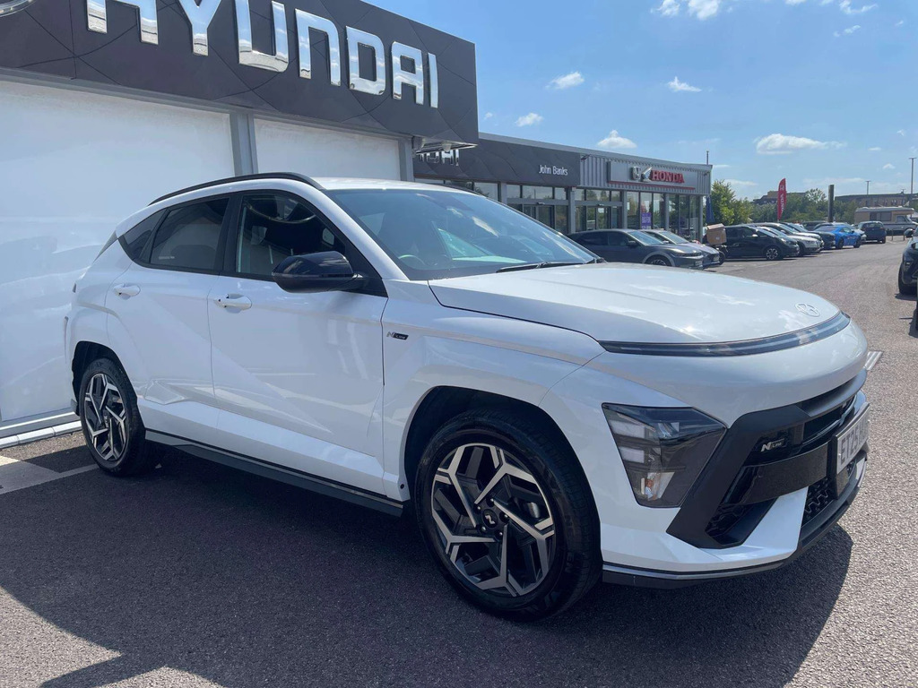 Hyundai Kona 1.6T 138 N Line ET25HUH White #5